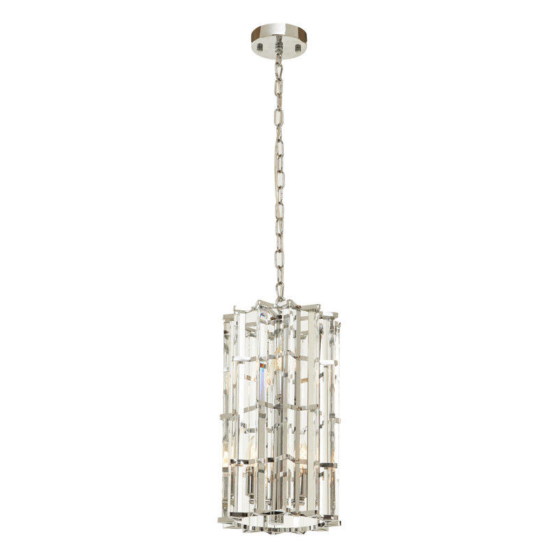 Anderle 4 - Light Lantern Pendant, Silver