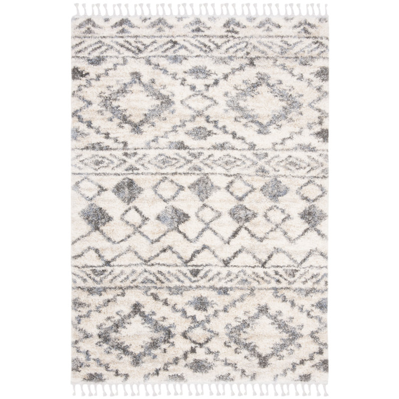 Triplett Fringe Shag Performance Southwestern Rug, Rectangle 6' x 9'