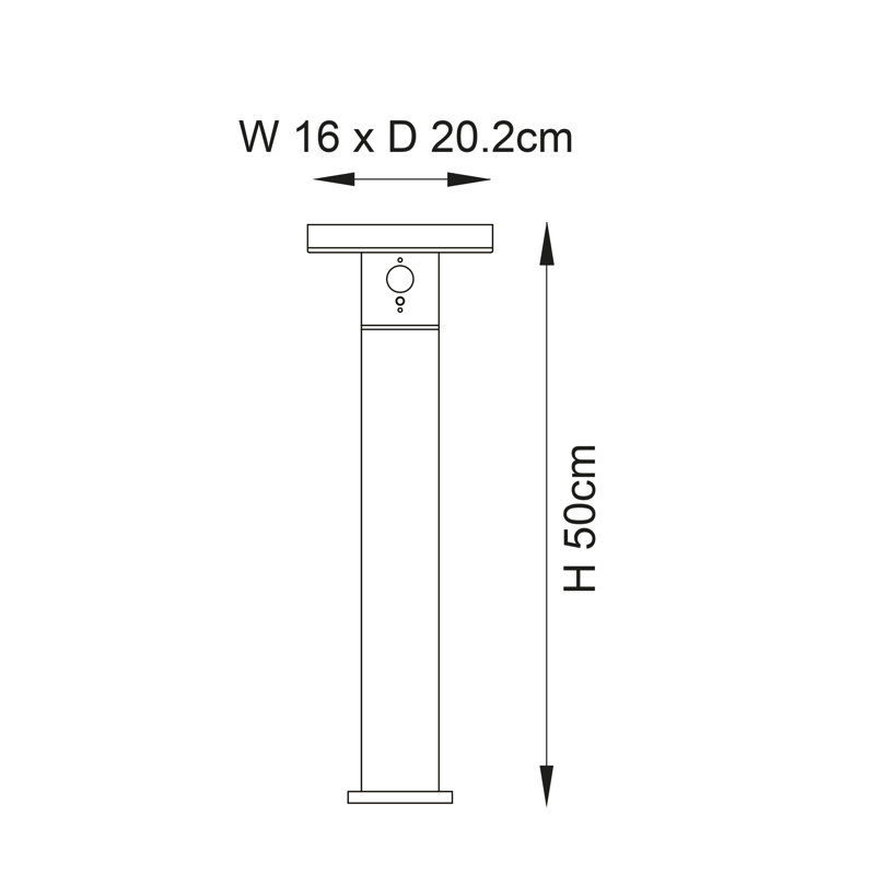 Aapeli Integrated LED Bollard Light
