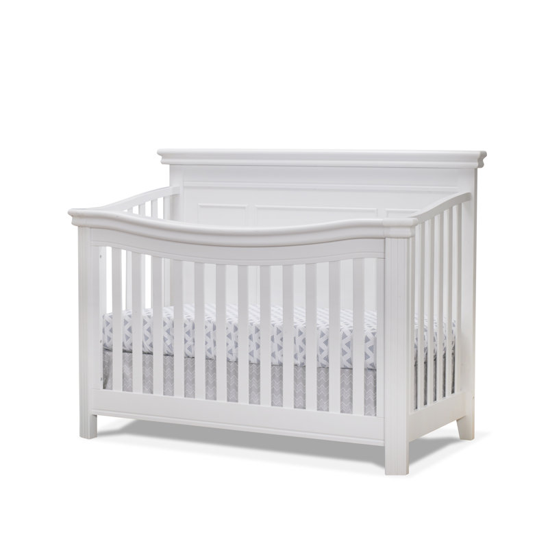 Lit de bébé convertible 4-en-1 Finley Lux, Blanc