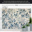 Adhésif mural pelez et collez - Feuilles en bleu-1721160422