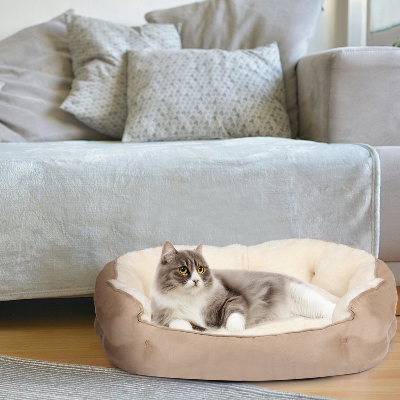 Lit rond pour chat, Moyen L 25 po x l 21 po, Chameau
