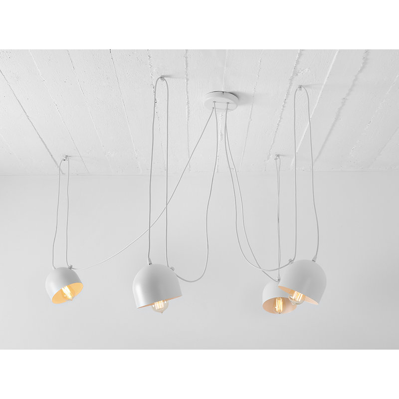 Allan 4 - Light Cluster Pendant, White