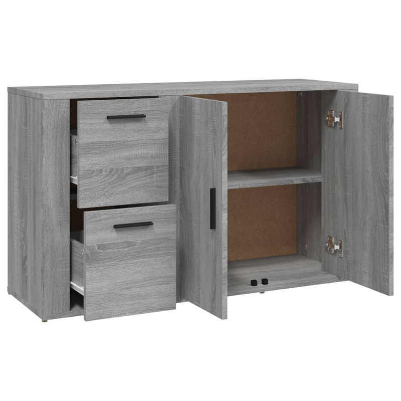 Mashawn 100 cm W Server, Grey Sonoma