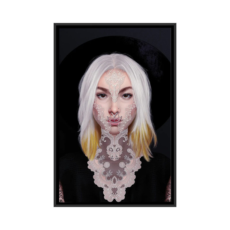 Risen 1 Piece Floater Frame Wall Art on Canvas, 66.04 cm H x 45.72 cm W, Black Floater Frame