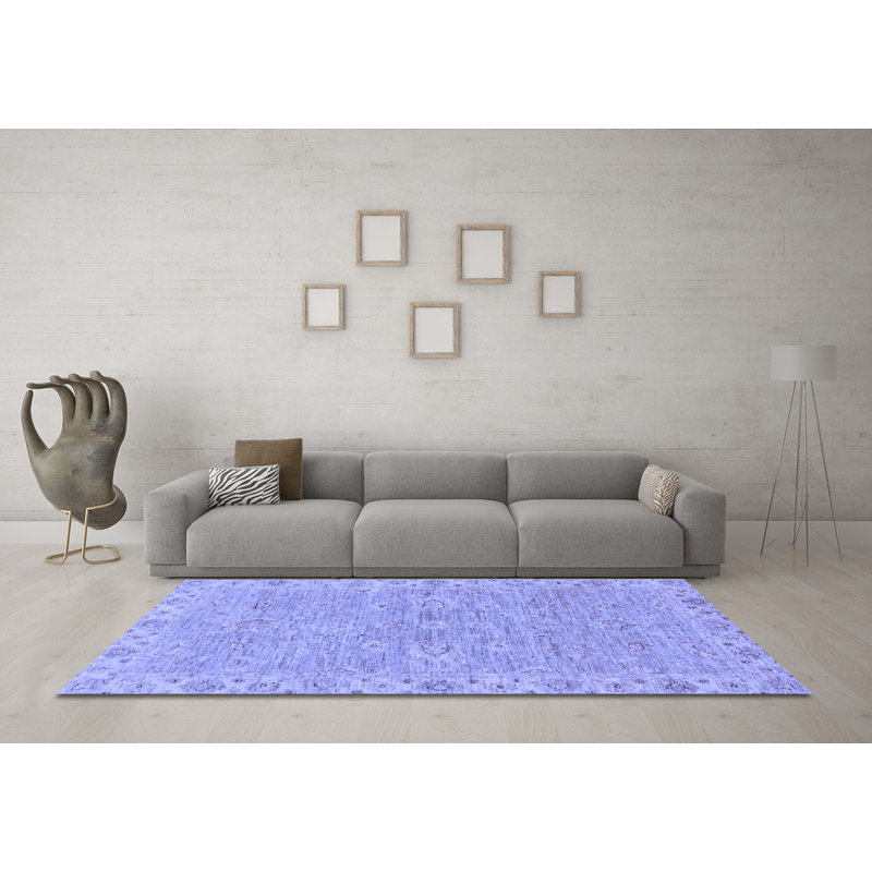 Tapis oriental mauve carré 5 pi x 5 pi Kuplerski