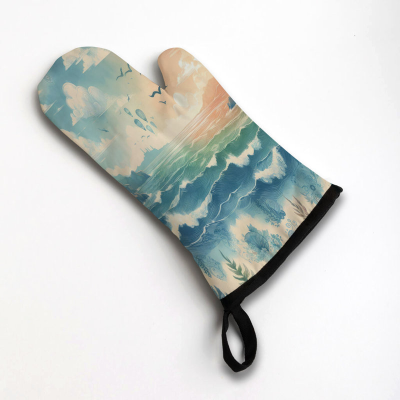 Ocean Drift Oven Mitt Cotton Twill