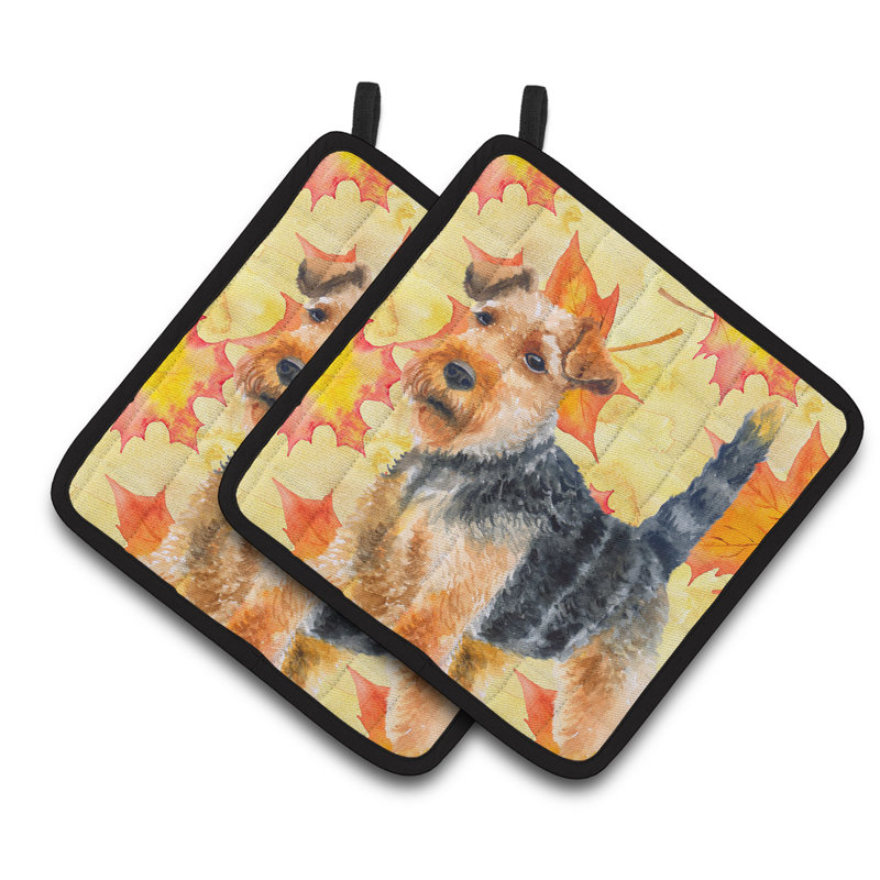 Cuisinier poignée de chute de terrier en gallois trésors caroline