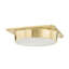 GREENWICH 1 LIGHT FLUSH MOUNT