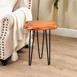 Maude Solid Wood Top End Table