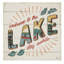 « rétro lake ii », art textuel sur toile tendue-31879169
