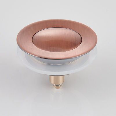 G1 1/2 Standard Pop-Up Drain For Soaking Bathtub, 1.7" Small Cap Bathtub Drain