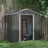 6 ft. 4 in. W x 3 ft. 7 in. D Vertical Storage Shed