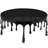 Aluminum Metal Drip Living Room Coffee Table with Melting Designed Legs and Shaded Glass Top-1253531826