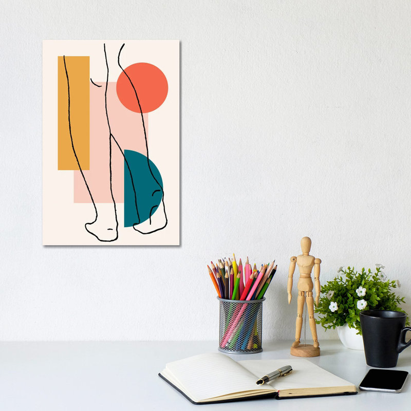 Legs I by Alonzo Saunders - Wrapped Canvas Painting, 20.32 cm H x 30.48 cm W