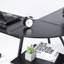 Almodovar L-Shaped Metal Base Executive Desk