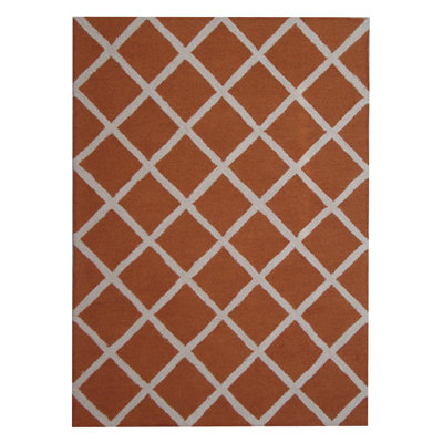 Wool Geometric Indoor Rug