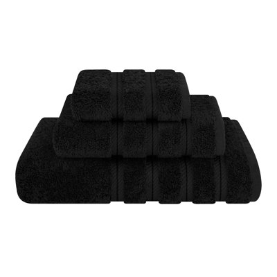 Darcelle 3-Piece 100% Cotton Bath Towel Set