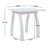 Acacia Wood Accent Side Table