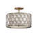 Alissa Fabric Semi Flush Mount