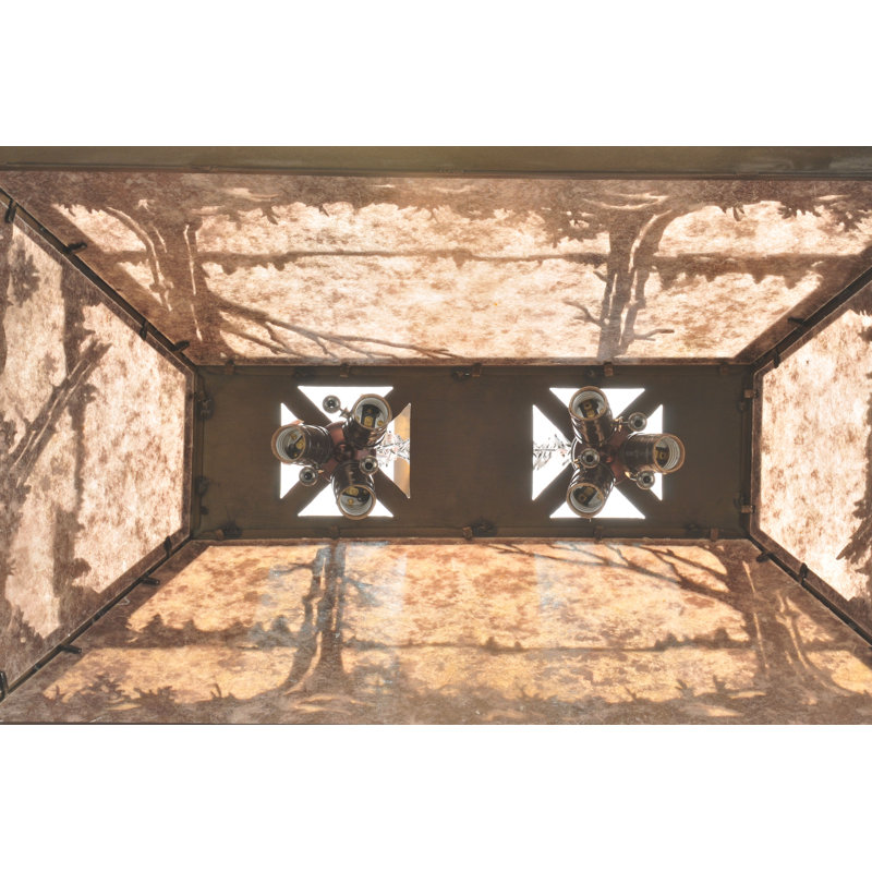 Rustic Lodge 6 - Light Pendant, 41" H x 34" W x 22" D
