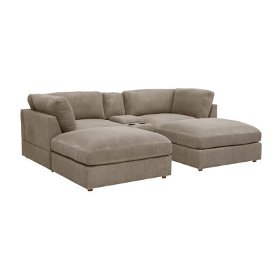Aroonshire Modular Corduroy Sectional
