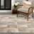 Geometric Cream/Light Brown Indoor/Outdoor Area Rug-1077414783