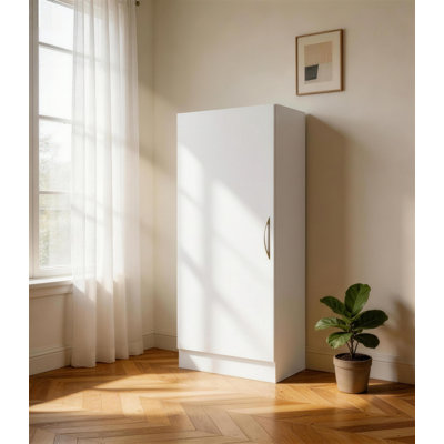 Decarlo 1 -Door 18 -Shelf Storage Cabinet