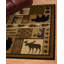 Tapis brun à imprimé animal Sayre-23261268