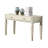 Transitional Storage Table With Jewel Encrusted Handles Rectangular Silver Square Knob And