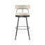 Tabouret de bar et de comptoir pivotant Leatri-795151234-795151233