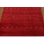 Tapis oriental en laine rouge fait à la main Gabbeh 4 x 6