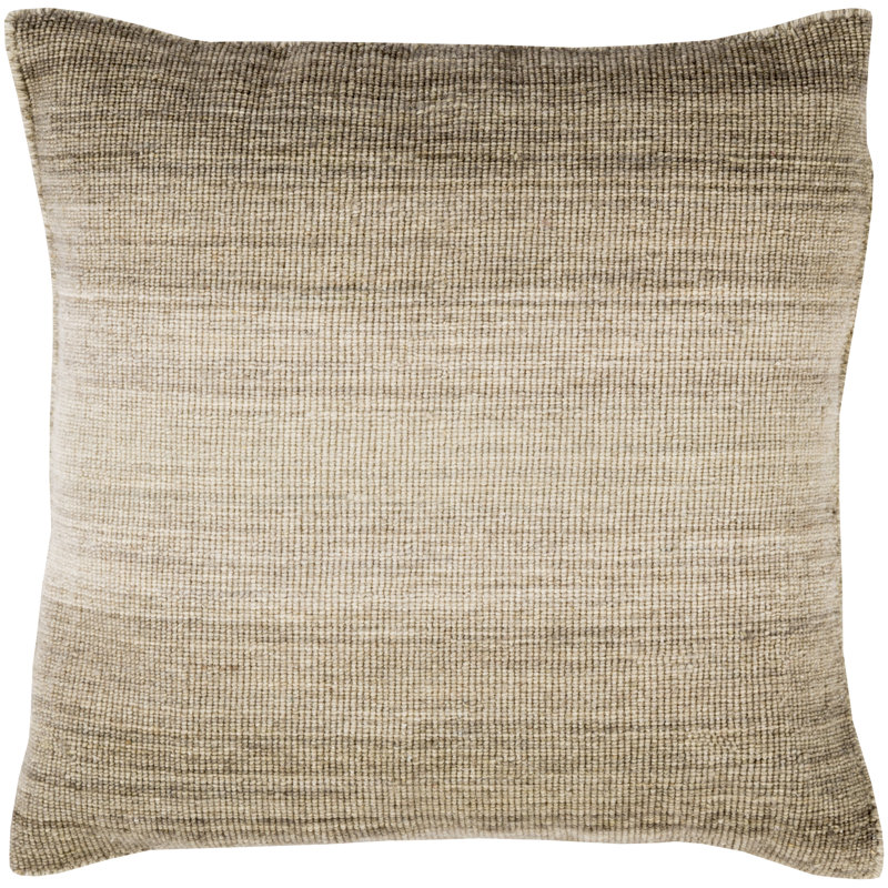 Chaz Throw Pillow, 20" H x 20" W x 4" D, Olive, Polyester/Polyfill