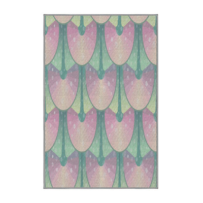 Tapis décoratif rose Portishead