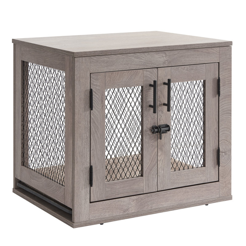 Gendron Manufactured Wood Furniture Style Crate with 2 Doors, Extra Small (21.6'' H x 18.6'' W x  25.6''D), No