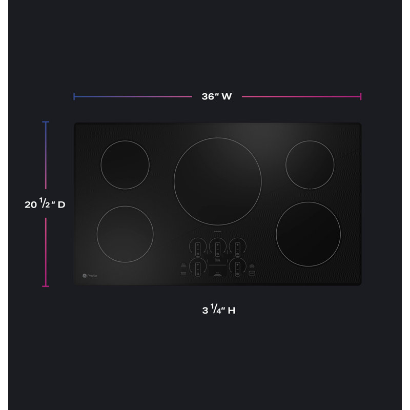 36" Cooktop with 5 Elements