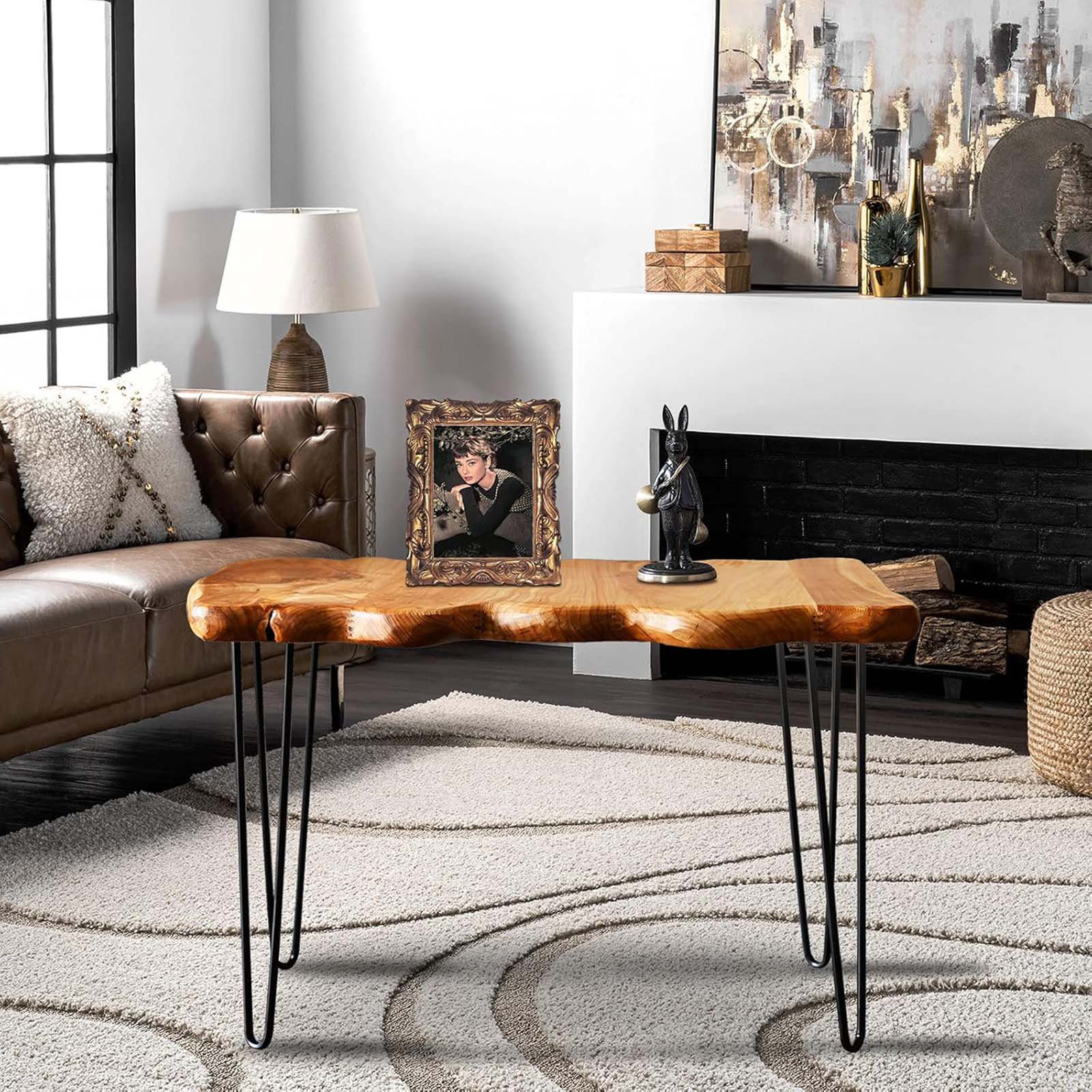 Union Rustic Live Edge Coffee Table (Small) - Wayfair Canada