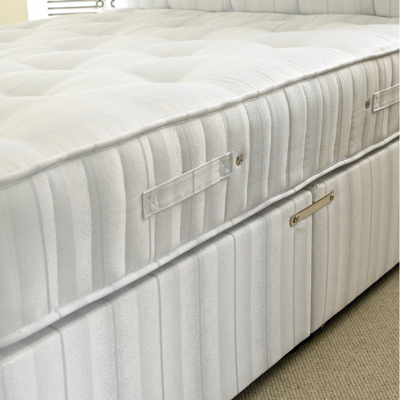 Stebbins Divan Bed Base, Single (3'), 2 Drawers, Duckegg
