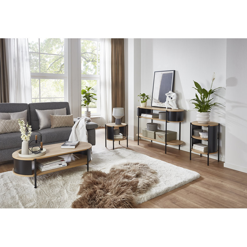 110cm Console Table, Black