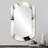 Abstract Neutral Xiv - Irregular Abstract Geometric Assymetrical Modern Unique Wall Mirror-1115864689