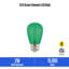 Ampoule à filament omnidirectionnel vert S14 de 2 watts (équivalent à 40 watts) à culot moyen (E26), paquet de 2-134877024-134877026