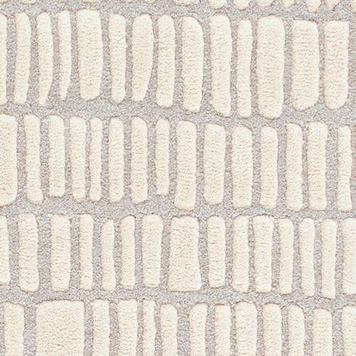 Roark Ivory Hand Tufted Wool Rug, Rectangle 6' x 9'