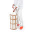 Belinda Wood Laundry Basket with Handles-22459797-22459796