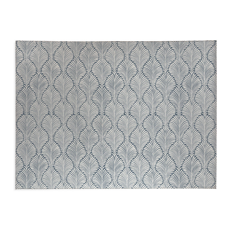 Elegant Palms Chimi Indoor Doormat, Blue, 24" W x 36" L