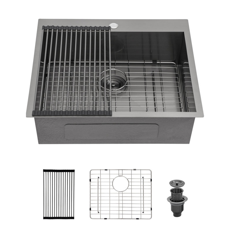 High-Quality Stainless Steel Kitchen Sink With Advanced Features For Optimal Functionality