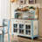 Hand-Painted Retro Wooden Sideboard