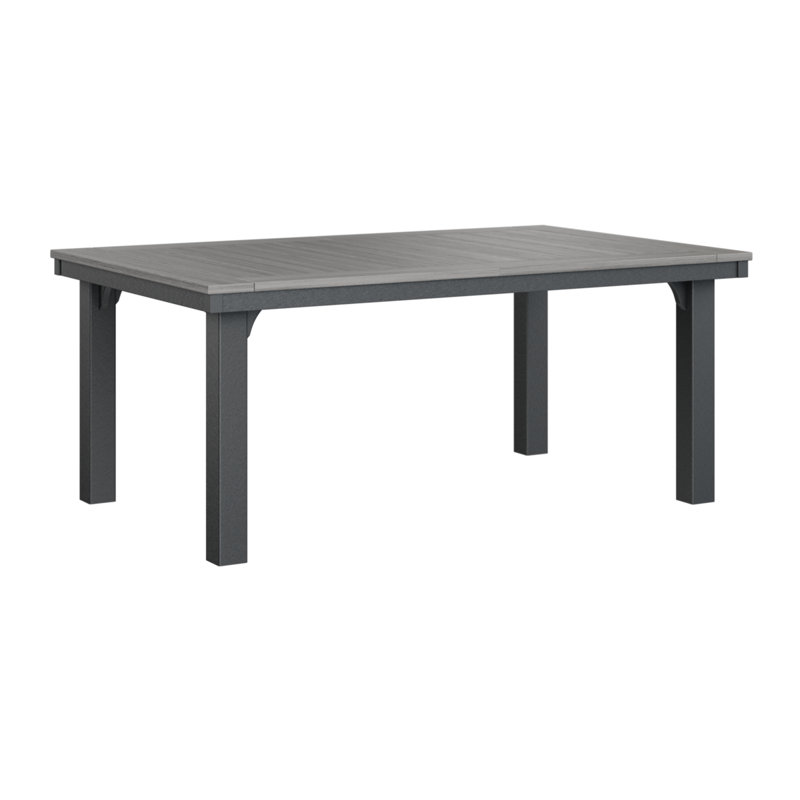 Table de salle à manger rectangulaire Berlin Gardens Homestead, Bois flottant gris, Noir