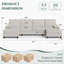 3-Piece Upholstered Sectional for Living Room-1596230871