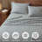 4 Pieces 100% Cotton Flannel Printed Sheet Set,Sage Winter Fauna-122817826-122817829