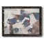 «Blue Abstract», reproduction sur toile flottante-96271238-96271237
